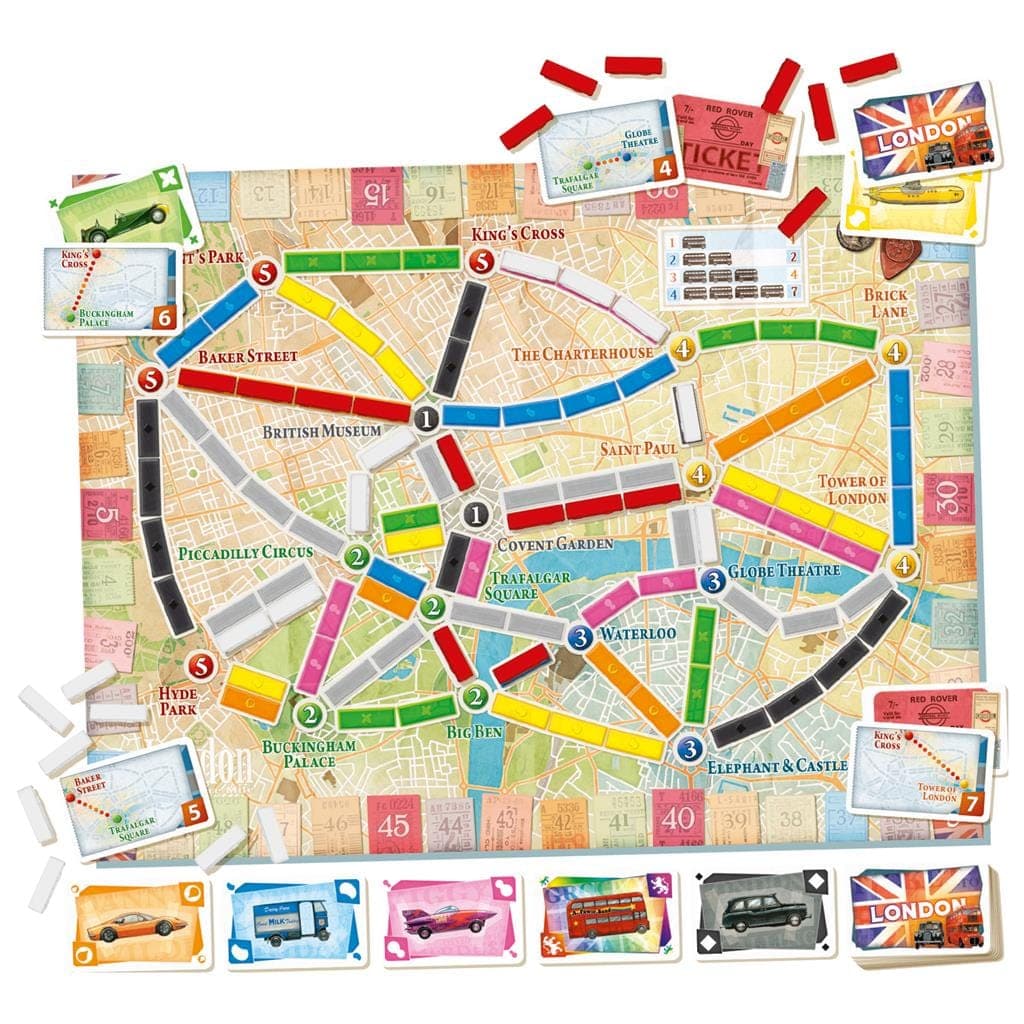 Asmodee-Ticket to Ride - London-DO7261-Legacy Toys