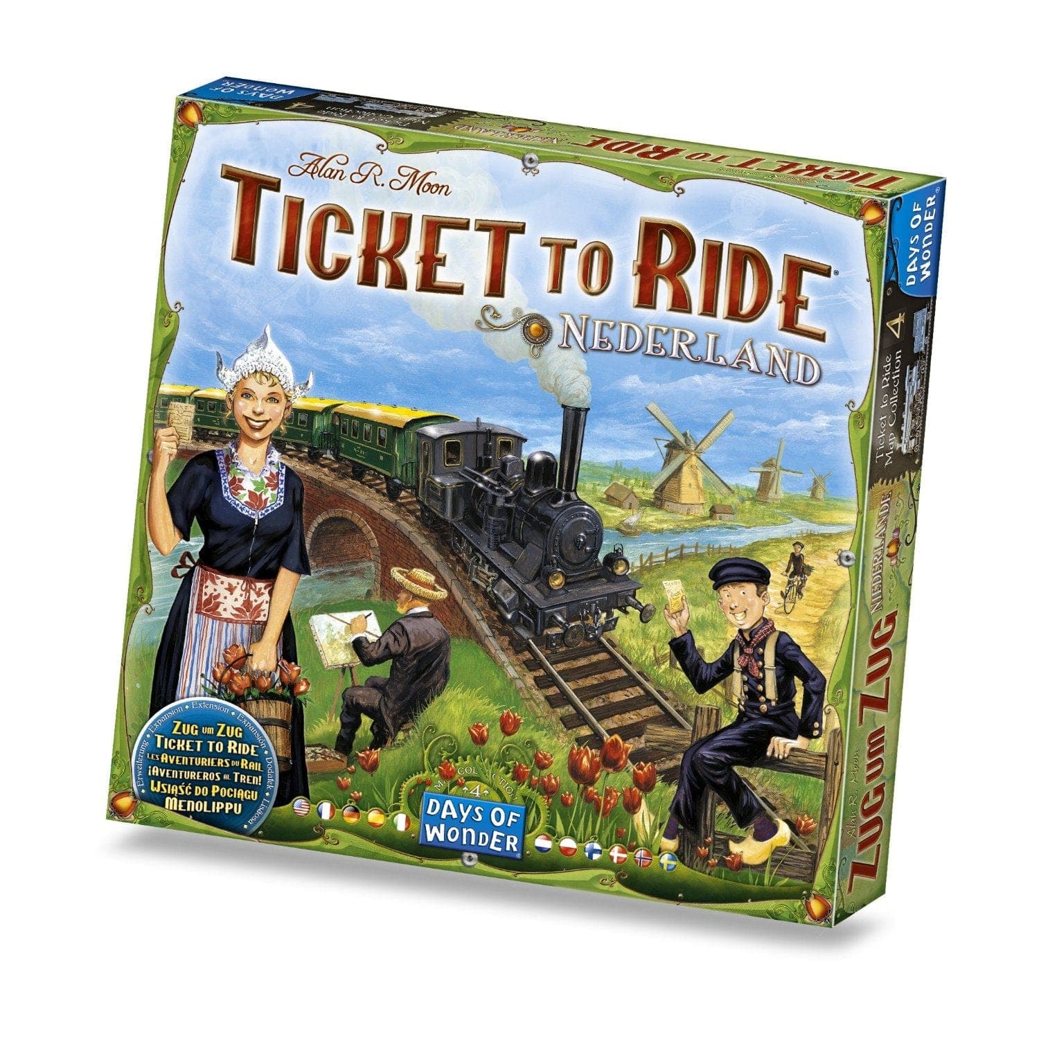 Asmodee-Ticket to Ride - Map Collection 4: Nederland-DO7220-Legacy Toys