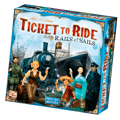 Asmodee-Ticket to Ride - Rails & Sails-DO7226-Legacy Toys