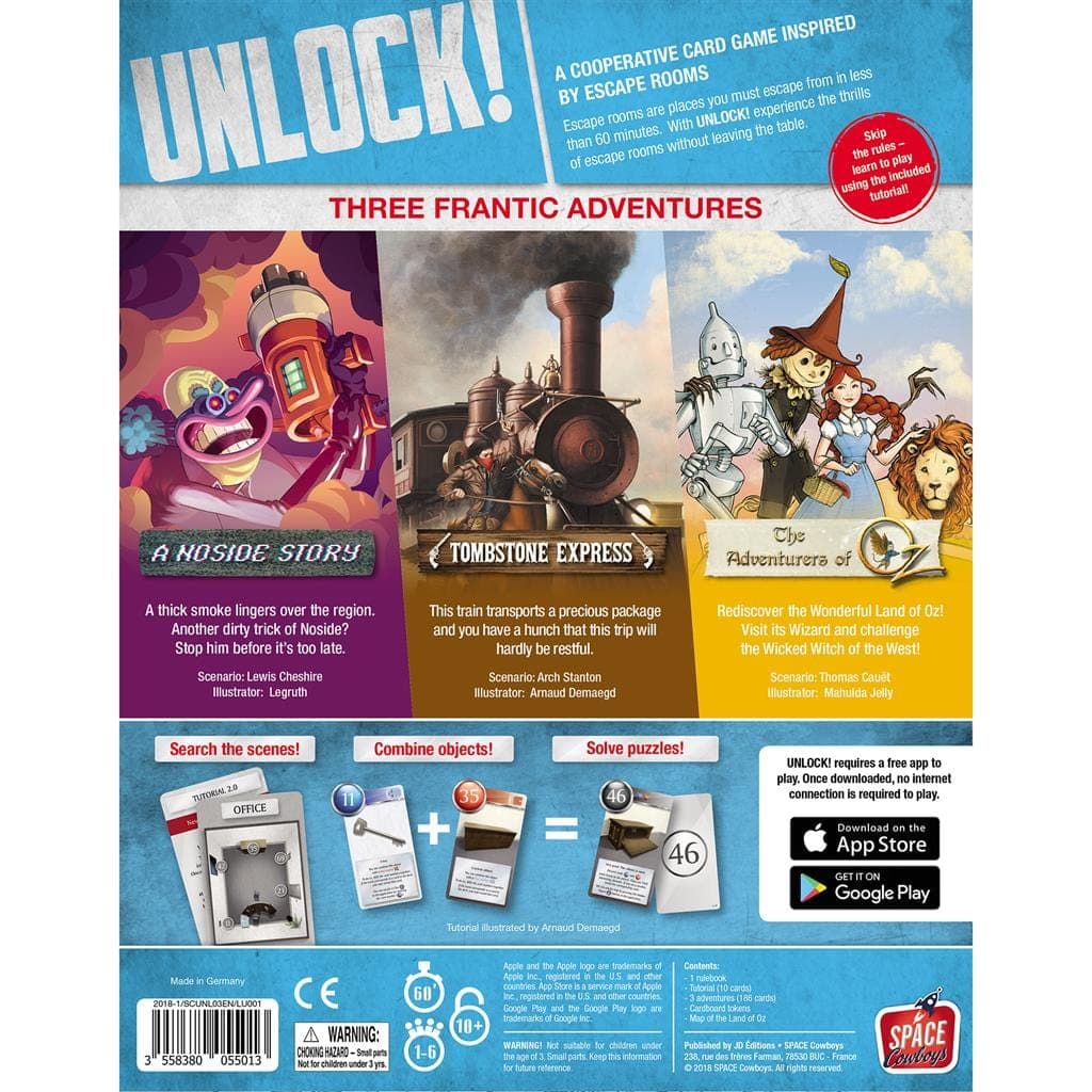 Asmodee-Unlock! - Secret Adventures-UNL03-Legacy Toys