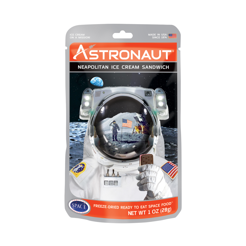 Astronaut Foods-Astronaut Neapolitan Ice Cream Sandwich-130006-Legacy Toys