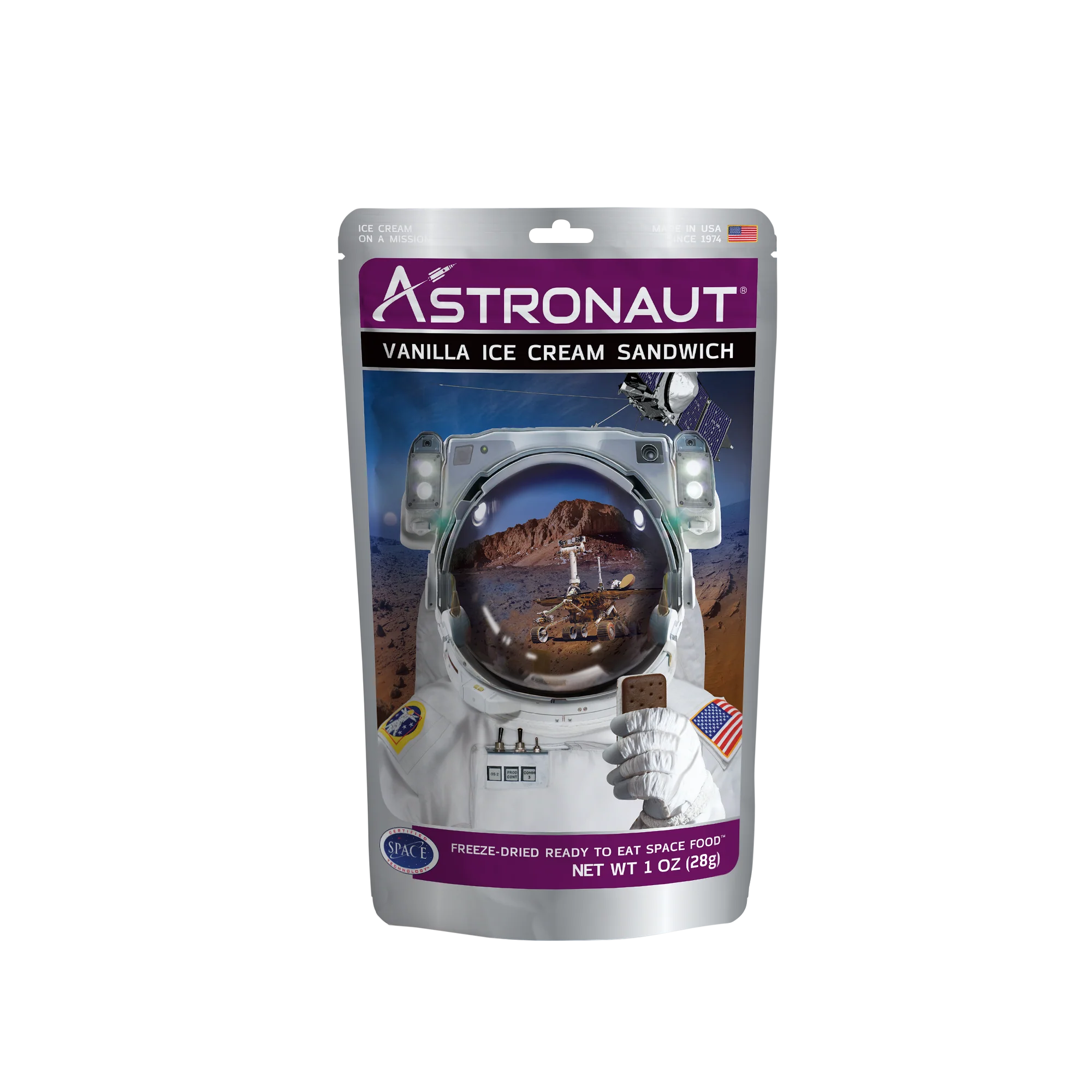Astronaut Foods-Astronaut Vanilla Ice Cream Sandwich-130002-Legacy Toys