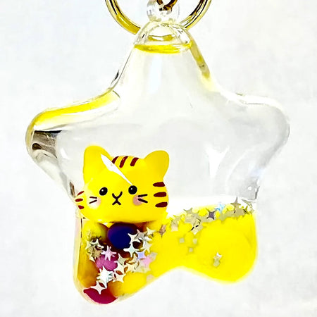 BC Mini-Assorted Kitty Star Key Charm-12090-Legacy Toys