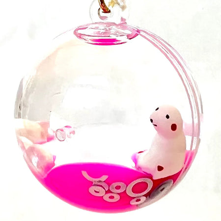 BC Mini-Assorted Sea animal Orb Floaty Key Charm-12106-Legacy Toys
