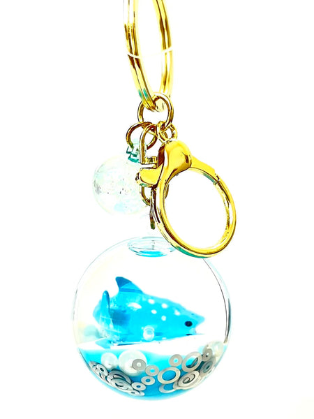 BC Mini-Assorted Sea animal Orb Floaty Key Charm-12106-Legacy Toys