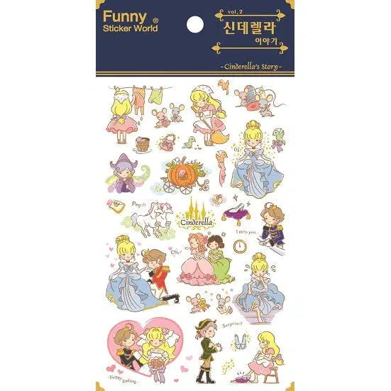 BC Mini-Cinderella Story Stickers-31472-Legacy Toys
