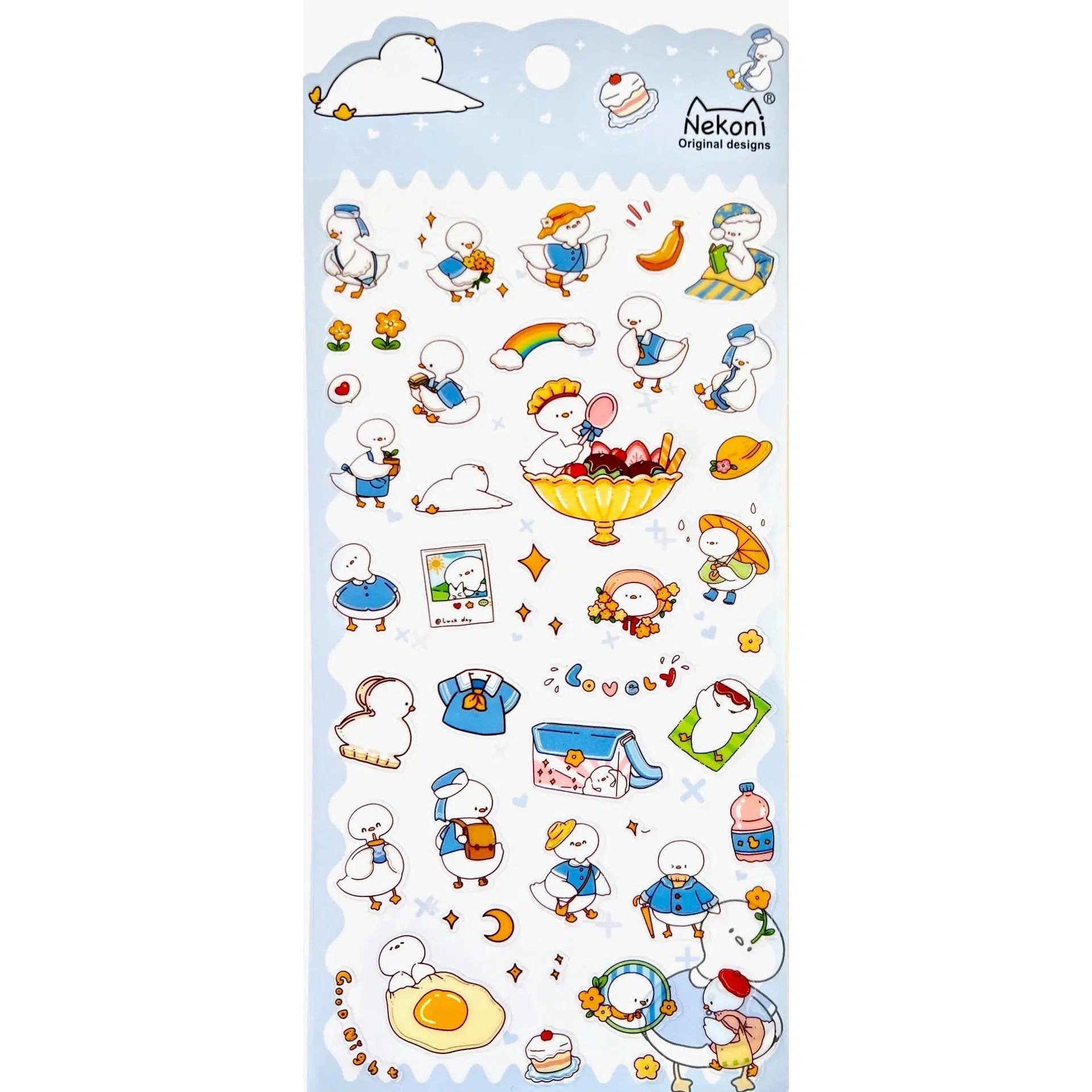 BC Mini-Duck Flat Stickers-50768-Legacy Toys