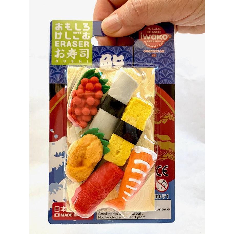 BC Mini-Iwako Sushi Eraser Card-38335-Legacy Toys