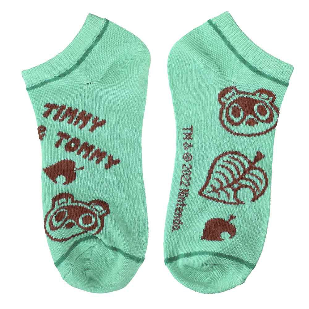 Bio World-Animal Crossing: Icons - 5 Pair Ankle Socks-ASF0FHMNAC00GS00-Legacy Toys