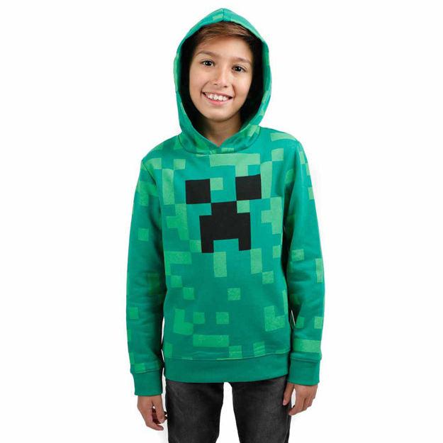 Minecraft: Creeper Cosplay Youth Hoodie - Main Image