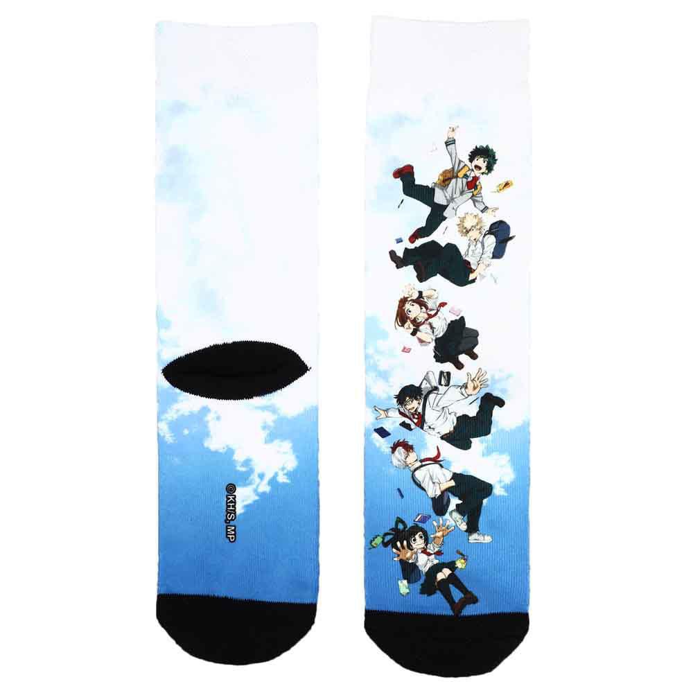 Bio World-My Hero Academia - Sublimated Print 3 Pair Youth Crew Socks-CRB0AUTMHAPP00-Legacy Toys