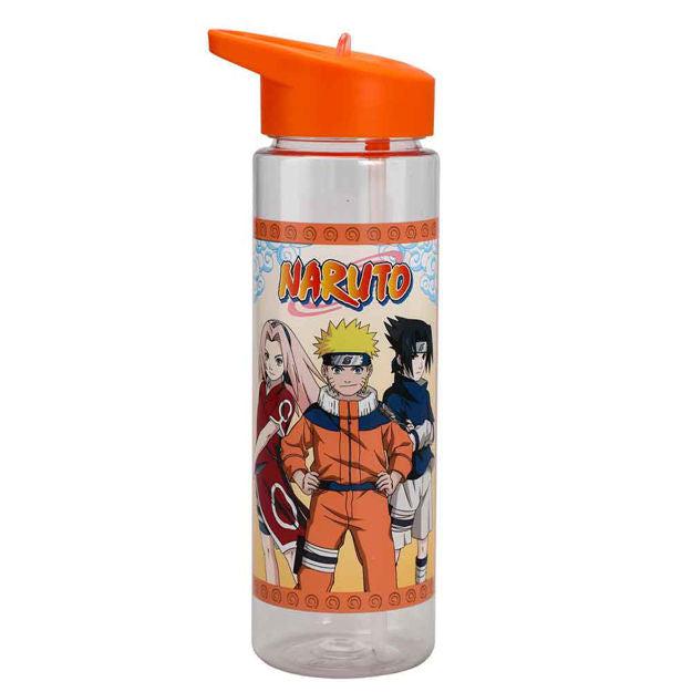 Bio World-Naruto 24 oz. Single-Wall Plastic Water Bottle-WAA26N6NARVI00-Legacy Toys