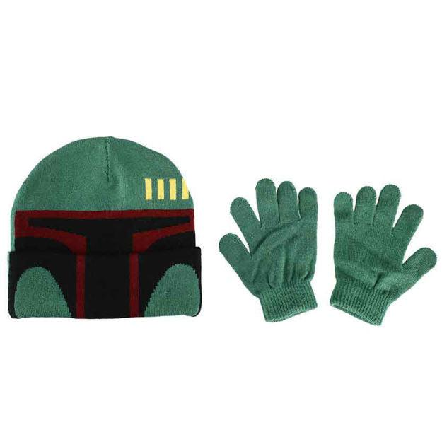 Bio World-Star Wars: Boba Fett - Youth Beanie & Gloves Combo-CMB0XR6STWPP00-Legacy Toys