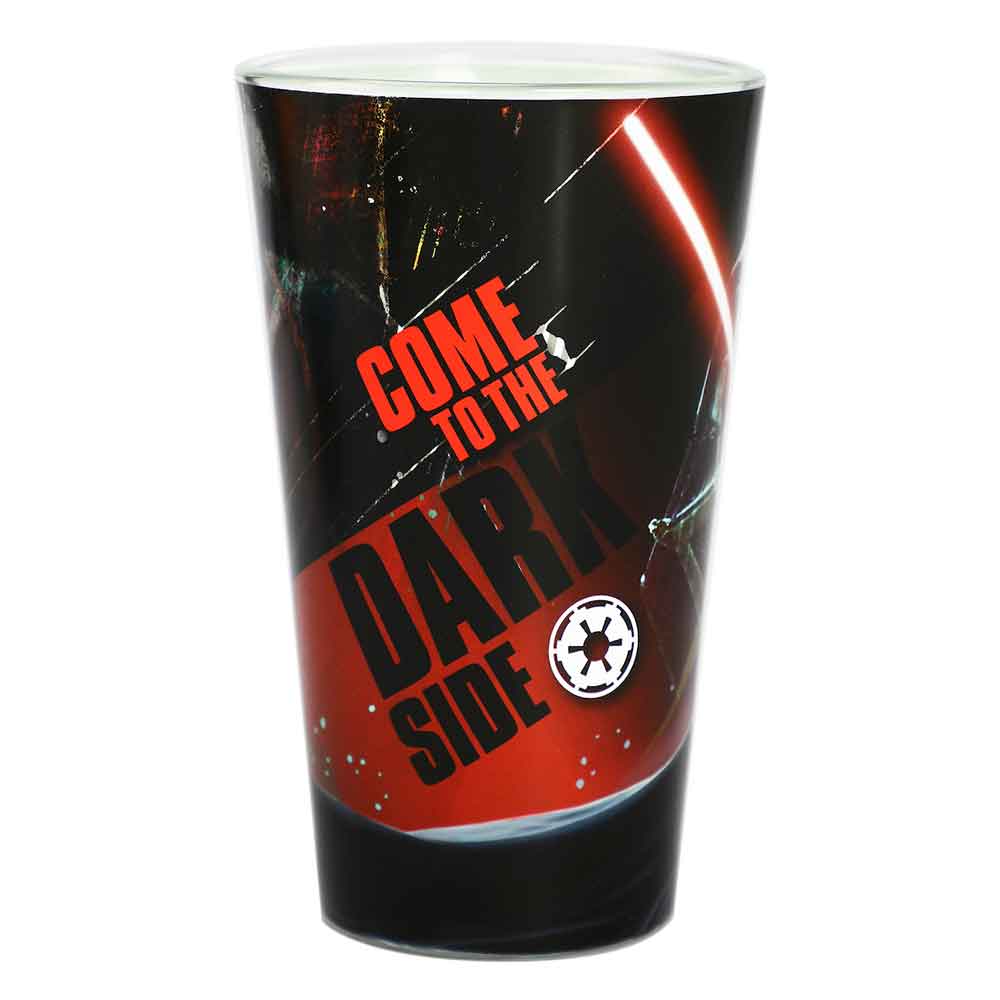 Bio World-Star Wars Darth Vader Come to the Dark Side 16 oz. Glass-VGA1SMTSTWGS00-Legacy Toys