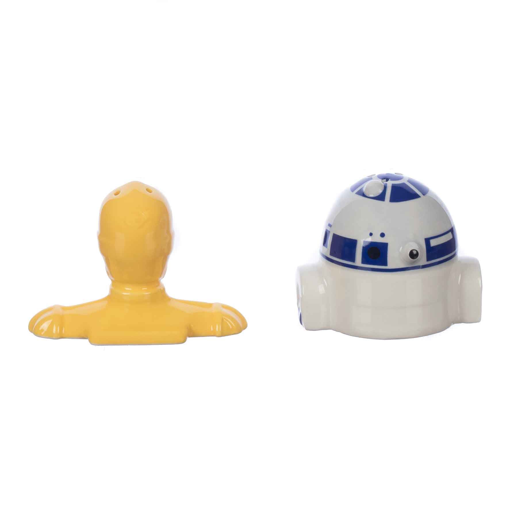 Bio World-Star Wars R2-D2 & C-3PO Sculpted Ceramic Salt & Pepper Set-VP8ISISTW00VI00-Legacy Toys