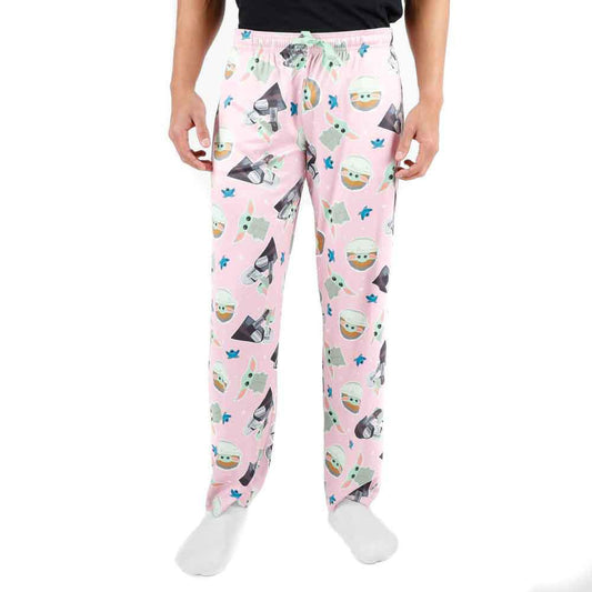 Bio World-Star Wars: The Mandalorian: Grogu - AOP Sleep Pant--Legacy Toys