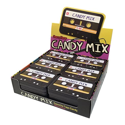 Boston America-Candy Mix Cassette Tape-10538-Box of 18-Legacy Toys