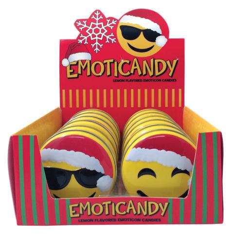 Boston America-Emoticandy Holiday Tin-5675-Box of 12-Legacy Toys