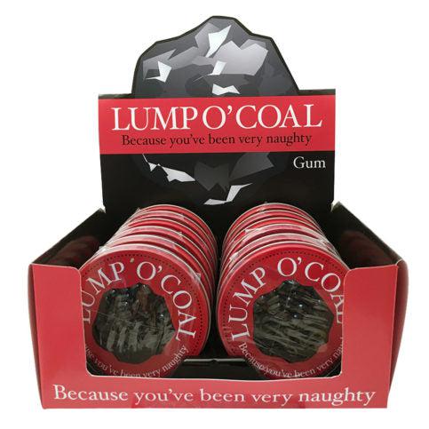Boston America-Lump O' Coal Bubblegum Tin-5888-Box of 12-Legacy Toys