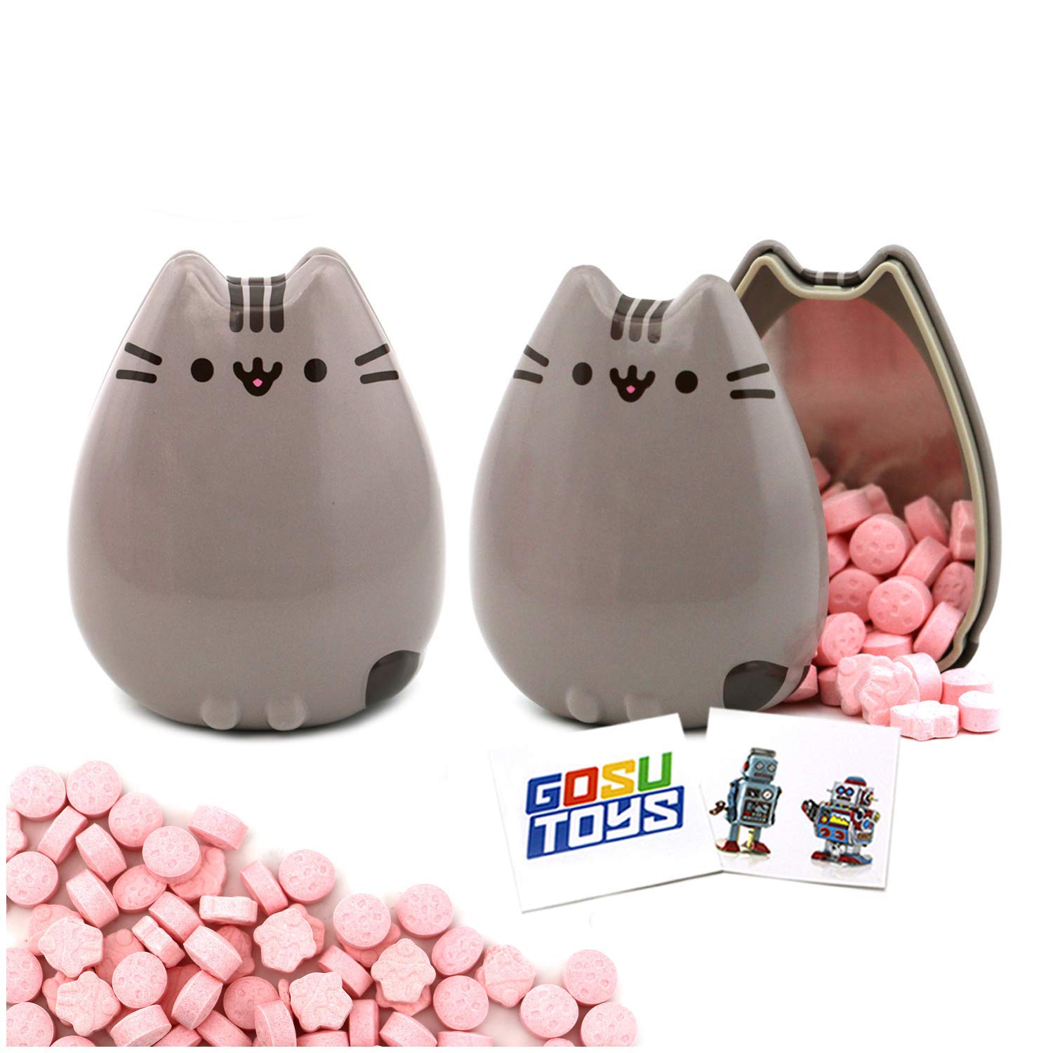 Boston America-Pusheen Sweets! Strawberry Candy Tin-17475-1-Single-Legacy Toys