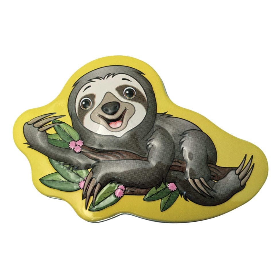 Boston America-Sloth Spirit Animal Sour Strawberry Candy Tin-5822-1-Single-Legacy Toys