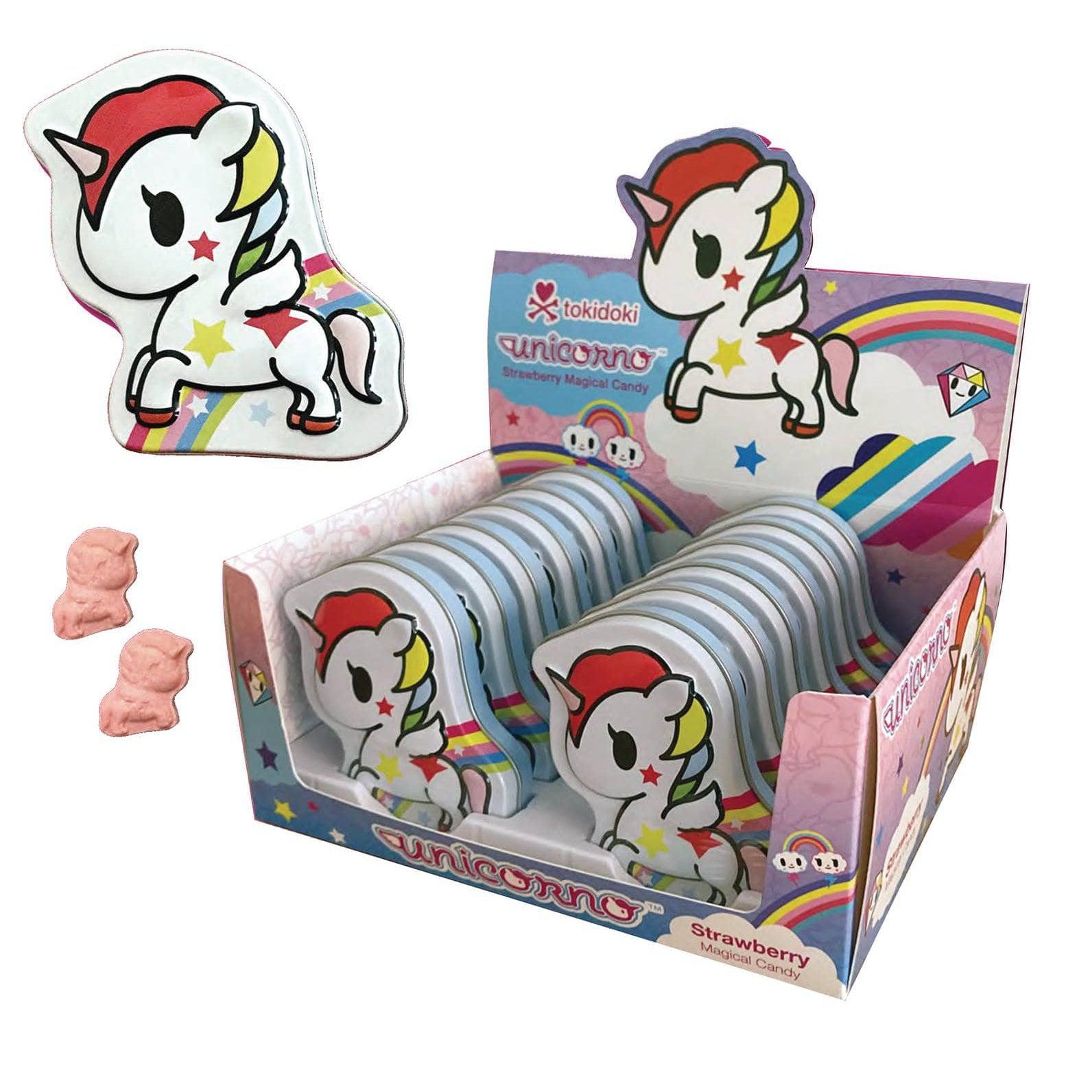 Boston America-Tokidoki Unicorno Strawberry Candy-17587-Box of 12-Legacy Toys