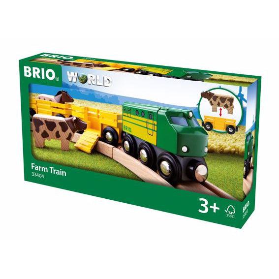BRIO-Brio Farm Train Set-33404-Legacy Toys
