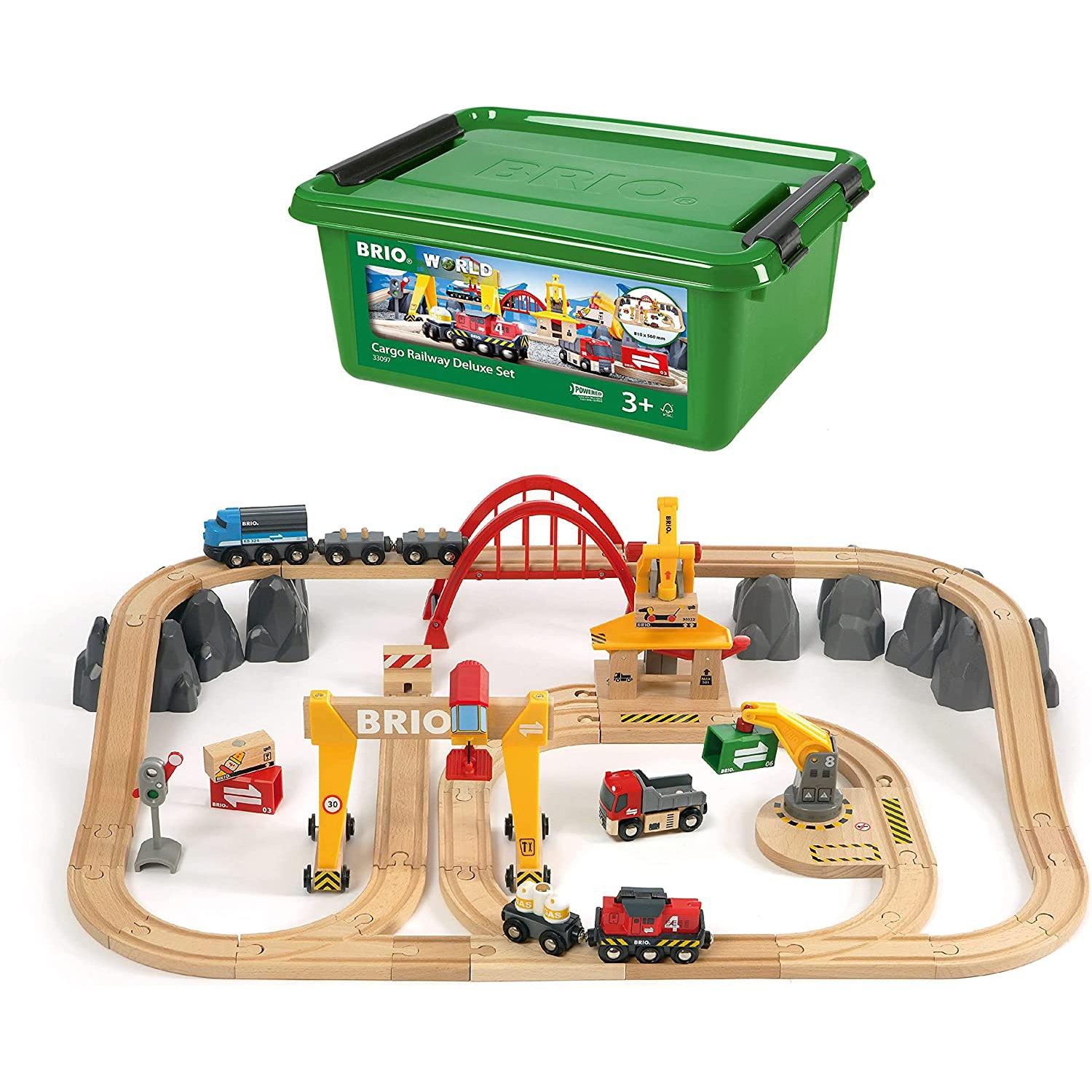 BRIO-Cargo Railway Deluxe Set-33097-Legacy Toys