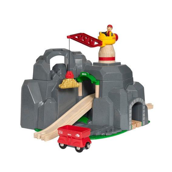 BRIO-Crane and Mountain Tunnel-33889-Legacy Toys