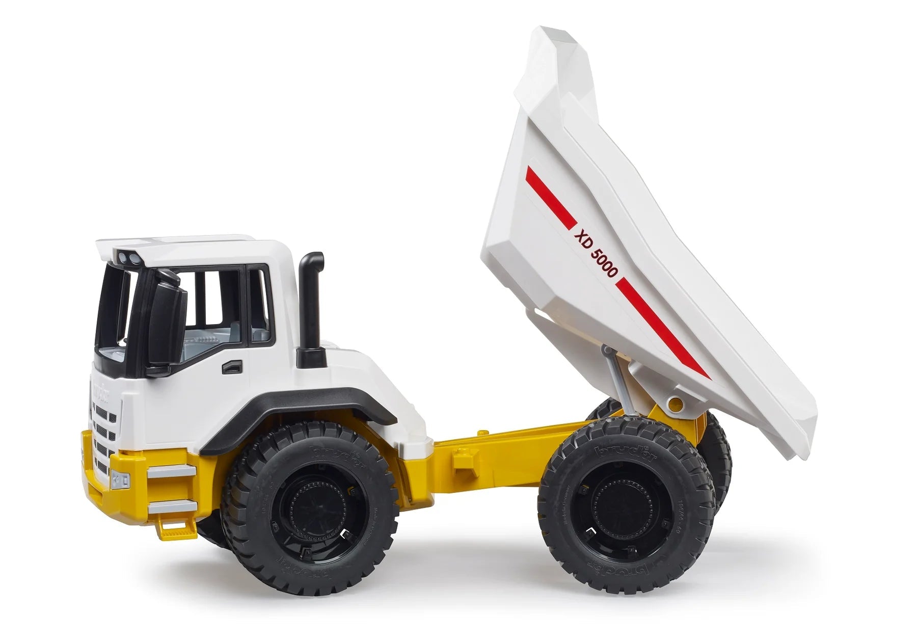 Bruder-Bruder Dump truck yellow/white-03420-Legacy Toys