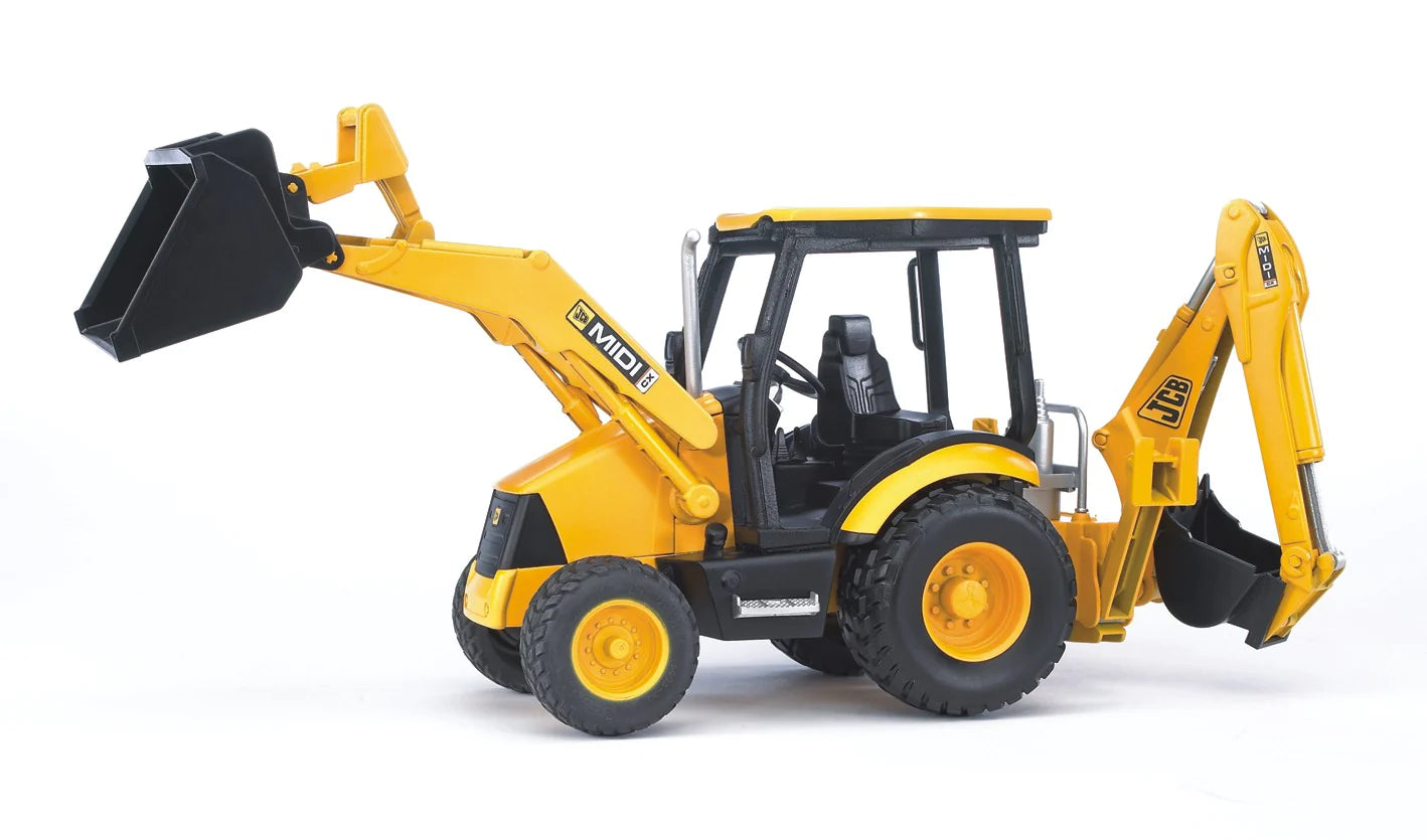 Bruder-JCB Midi CX Loader Backhoe-02427-Legacy Toys