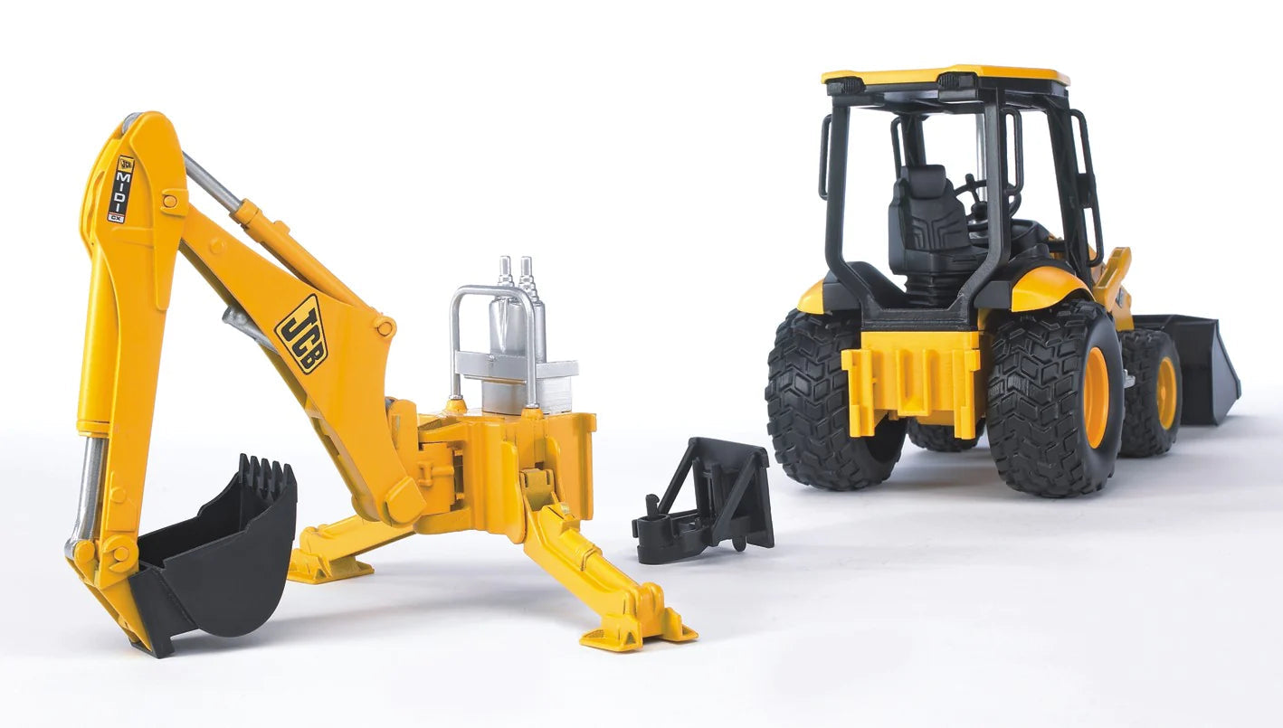 Bruder-JCB Midi CX Loader Backhoe-02427-Legacy Toys