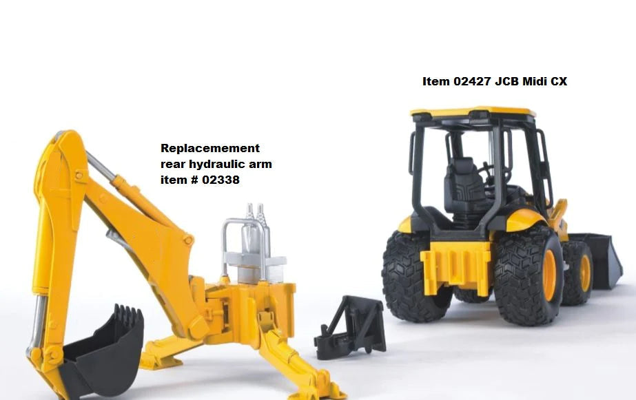 Bruder-JCB Midi CX Loader Backhoe-02427-Legacy Toys