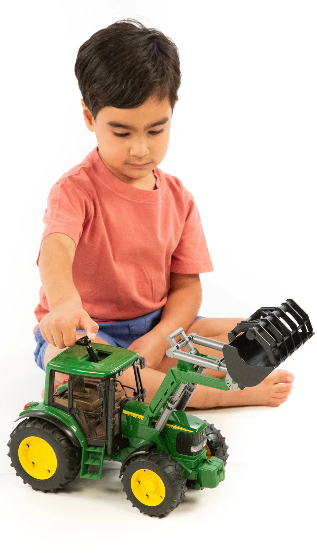 Bruder-John Deere 6920 with frontloader-09802-Legacy Toys