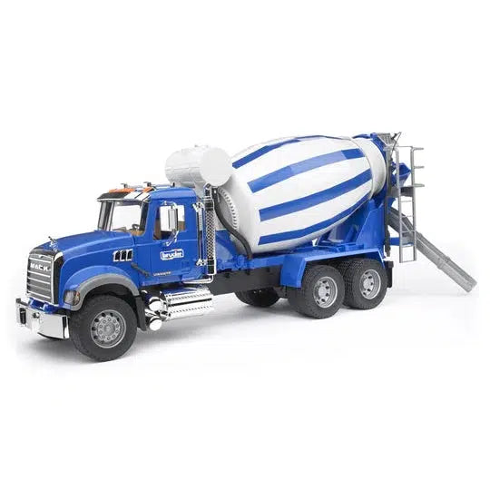 Bruder-MACK Granite Cement Mixer-02814-Legacy Toys