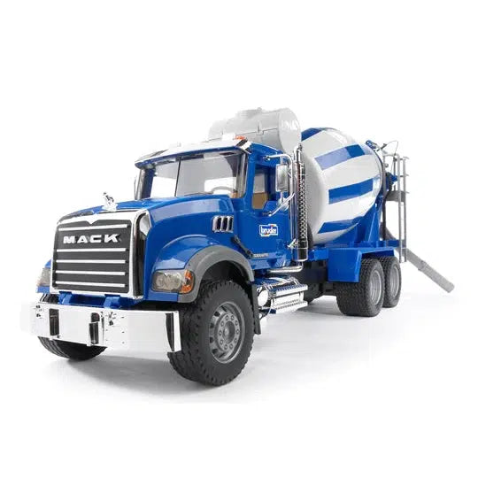 Bruder-MACK Granite Cement Mixer-02814-Legacy Toys