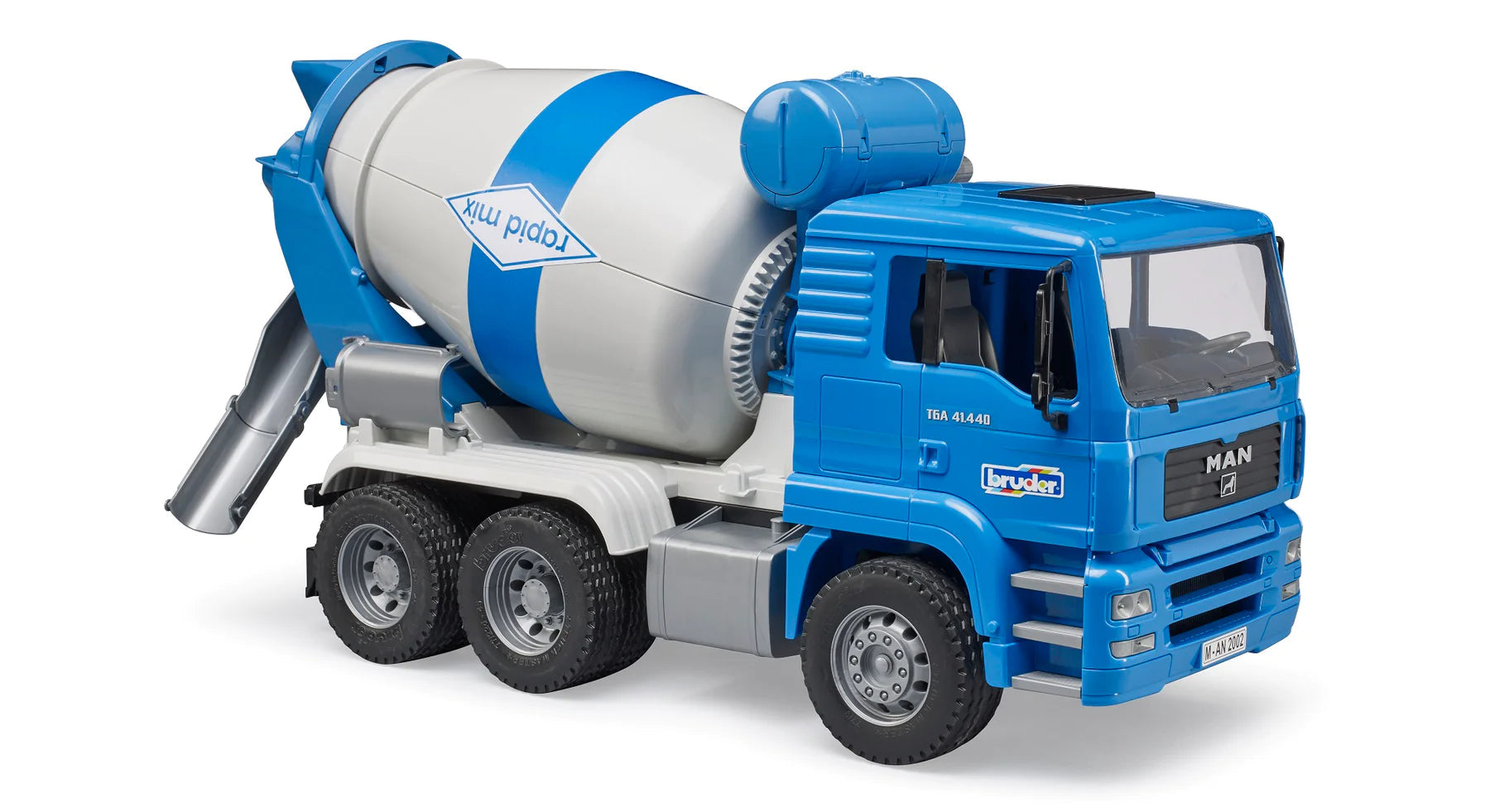 Bruder-MAN TGA Cement Mixer-02738-Legacy Toys