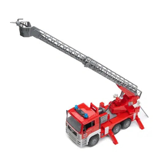 Bruder-MAN TGA Fire Engine with Ladder Water Pump and Light/Sound Module-02771-Legacy Toys