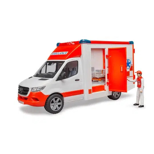 Bruder-MB Sprinter Ambulance with driver-02676-Legacy Toys