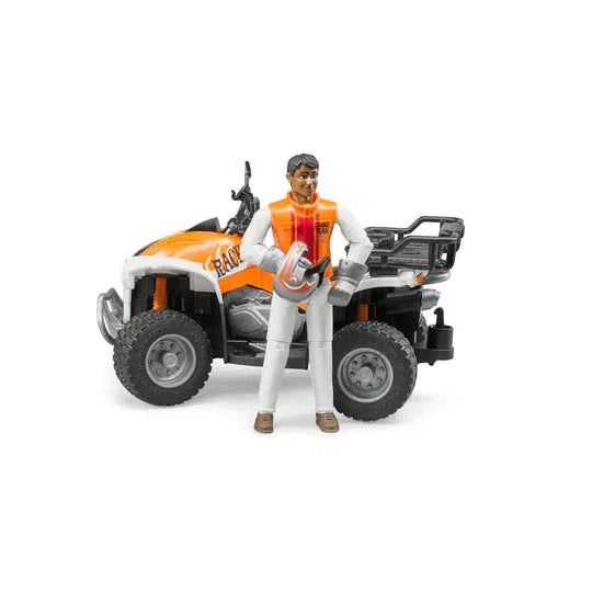 Bruder-Quad with Driver & Accessories-63000-Legacy Toys