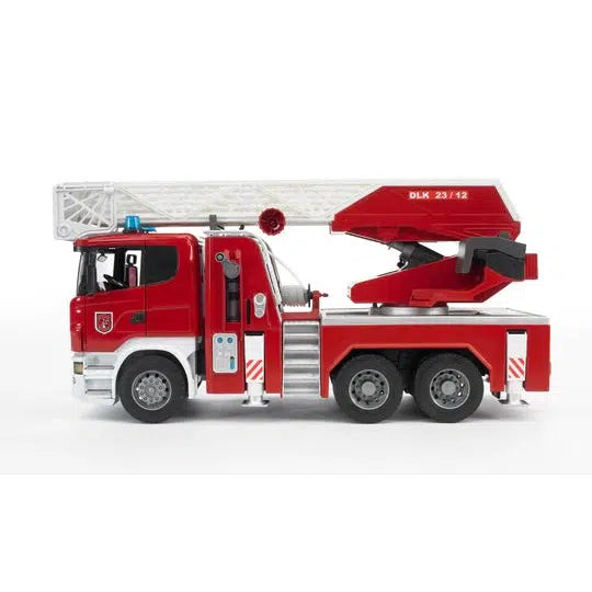 Bruder-Scania Fire Engine w/ Water Pump and Light & Sound-03591-Legacy Toys