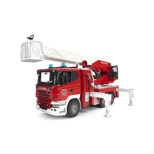 Bruder-Scania Fire Engine w/ Water Pump and Light & Sound-03591-Legacy Toys