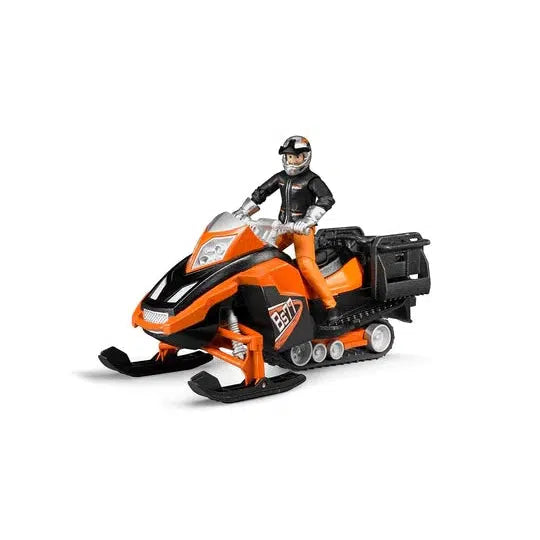 Bruder-Snowmobile with Driver and Accessories-63101-Legacy Toys