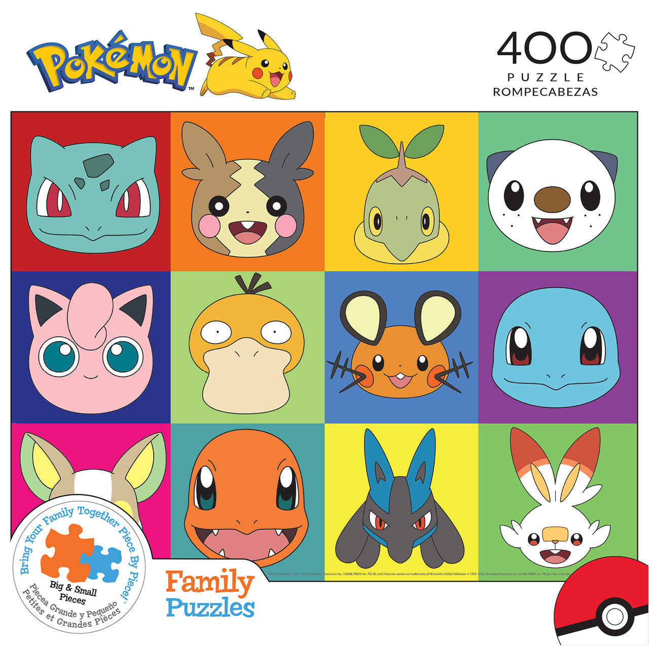 Pokémon: Stained Glass Starters - 1000 Piece Puzzle