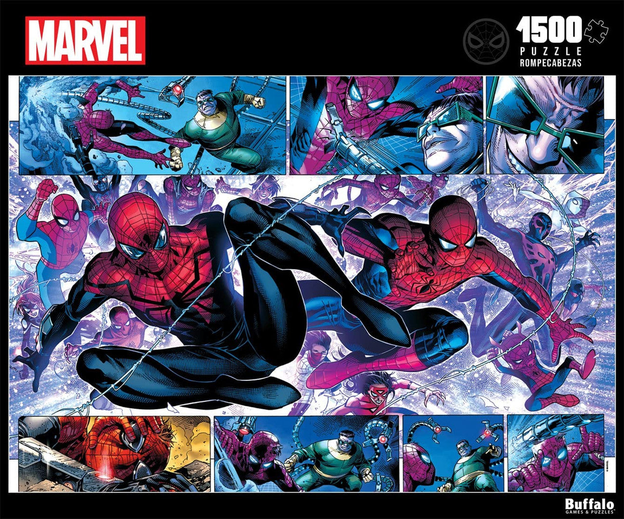 Marvel Spider-verse (4 X 1 Multipack) 300 & 500 Piece Puzzles