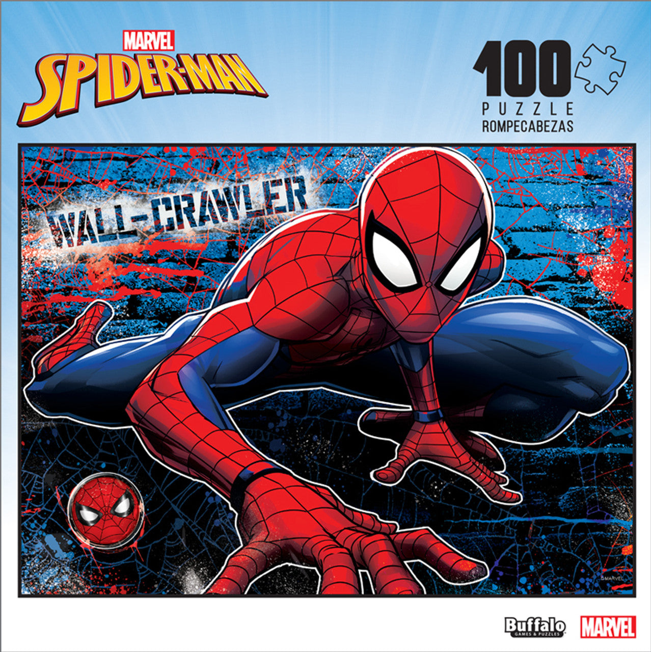 Buffalo Games-Marvel: Wall-Crawler - 100 Piece Puzzle-4843-Legacy Toys