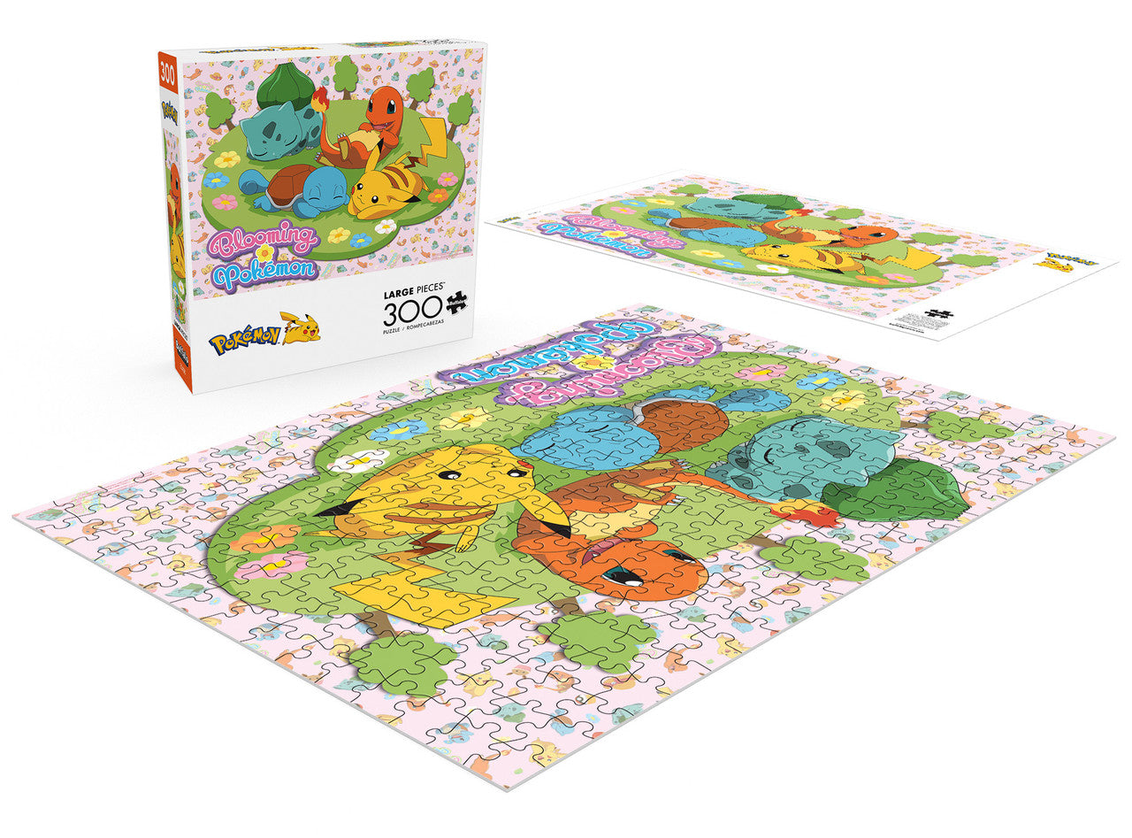 Buffalo Games-Pokémon - Blooming Pokémon - 300 Piece Puzzle-22403-Legacy Toys