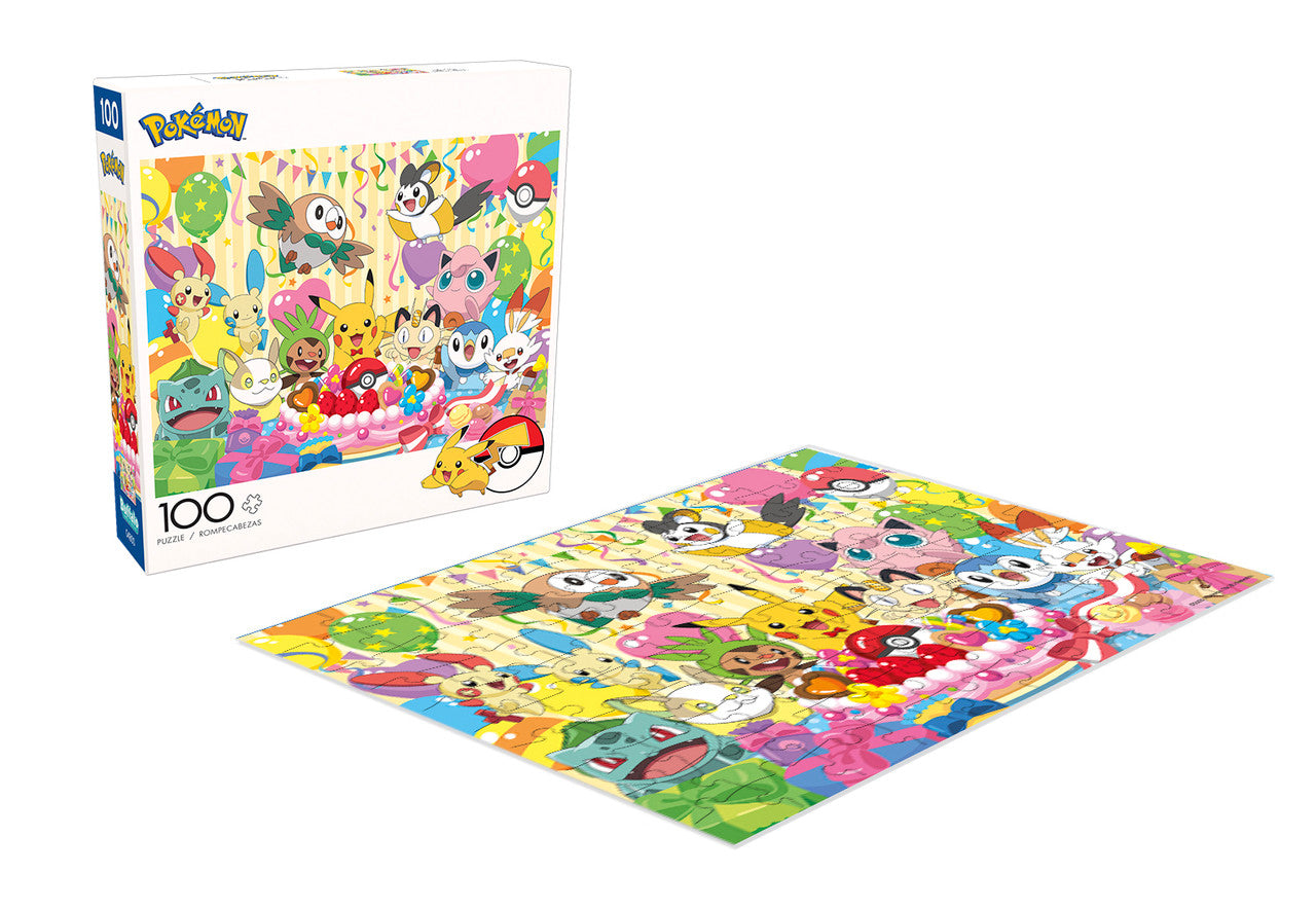 New! Lot of 3: Pokemon Pikachu Charizard Lugia Puzzle 100 Pcs
