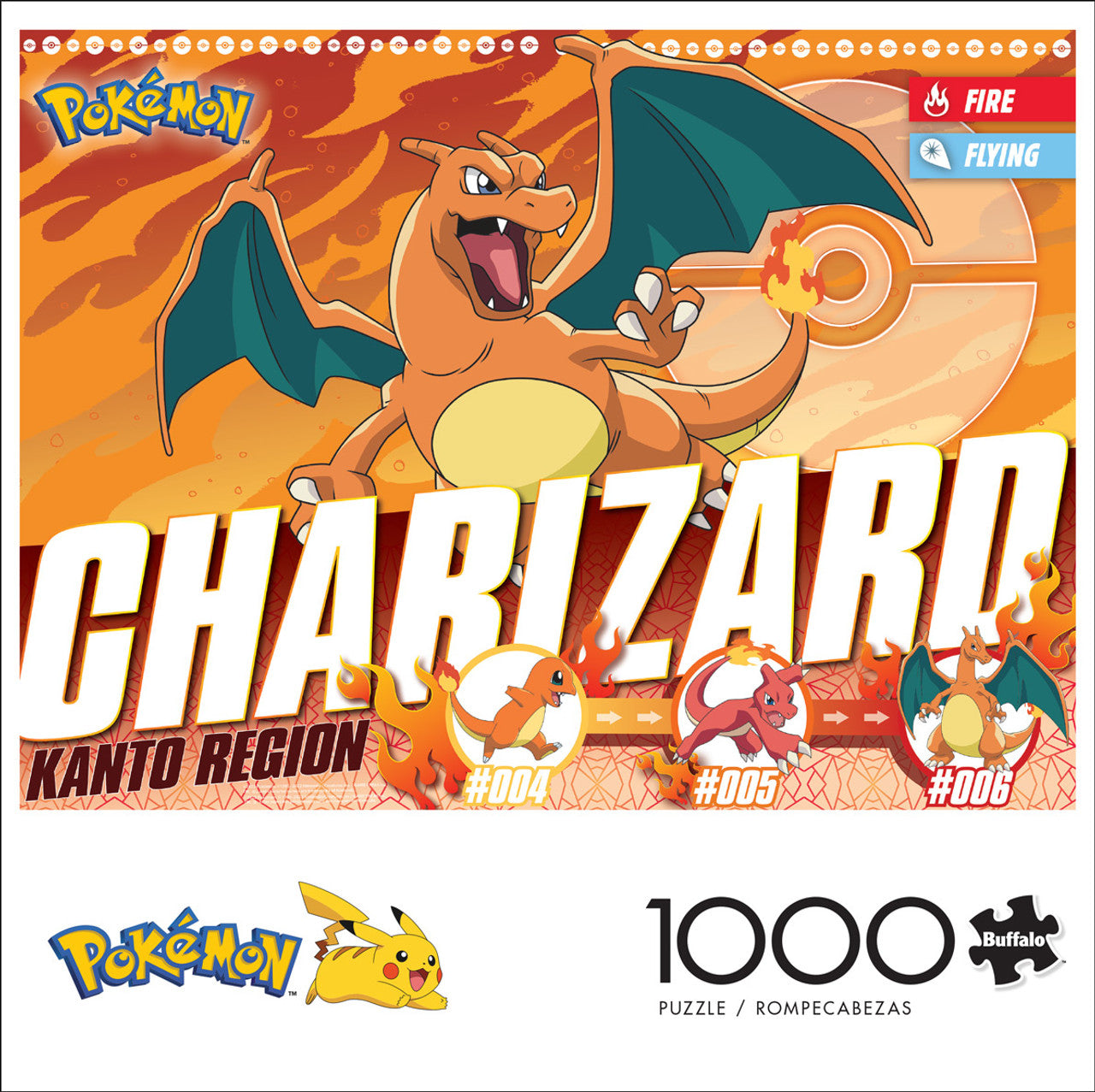 Buffalo Games-Pokémon: Charizard - 1000 Piece Puzzle-11796-Legacy Toys