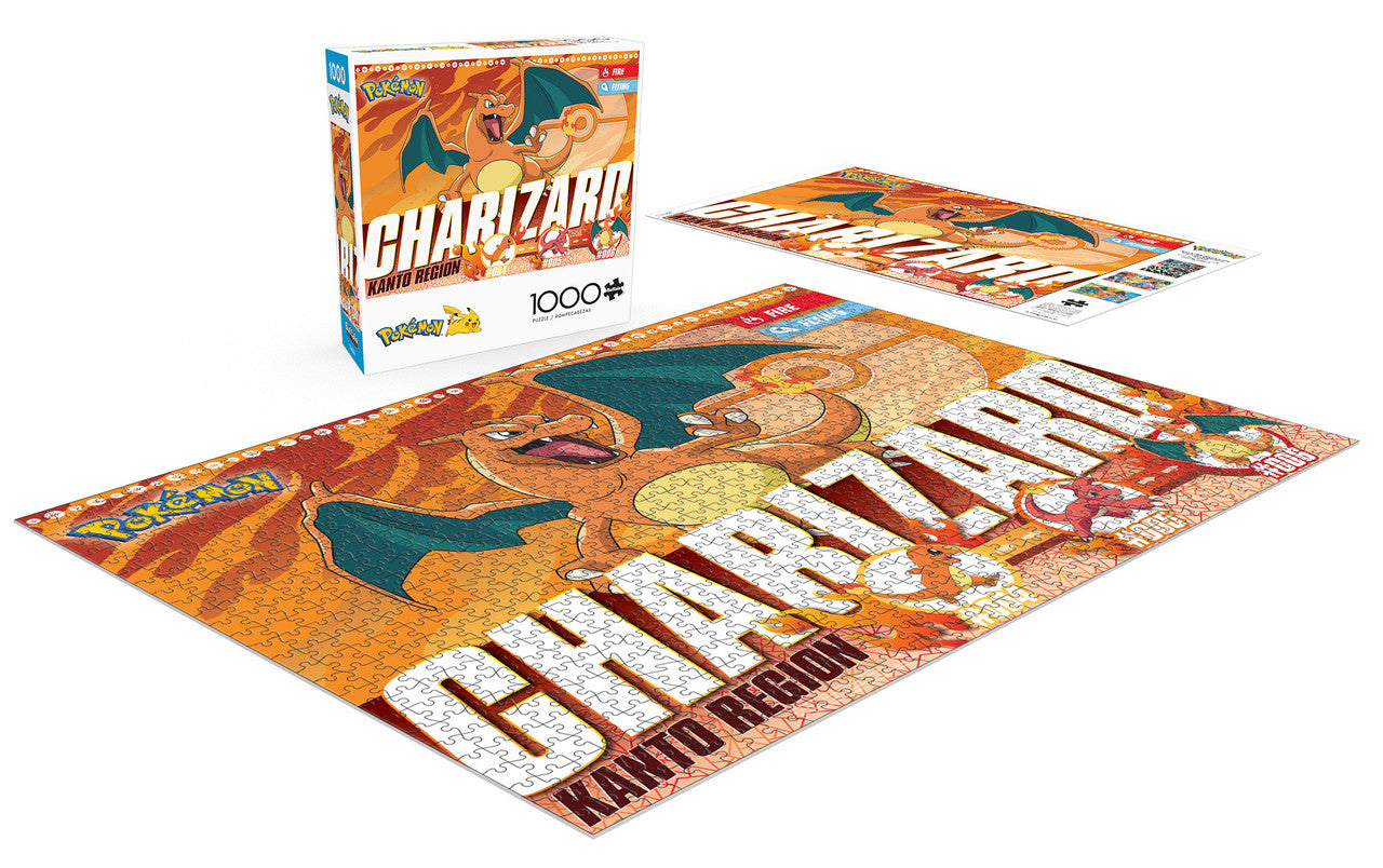Buffalo Games-Pokémon: Charizard - 1000 Piece Puzzle-11796-Legacy Toys